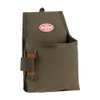 Bucket Boss Fastener Tool Pouch with FlapFit in Brown, 54160, Green