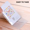 DaKuan 20 Pack PVC Card Sleeves Protectors - Waterproof, Reusable Frosted Badge Holders for ID, Credit, Bus Cards - 60x90mm (2.36x3.54 Inch) Clear Card Protector Covers