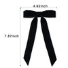 Velvet Bow Hair Clips, 2Pcs Handmade Bows Barrettes Hair Bows Alligator Clips Ribbon Hair Accessories for Girls Toddlers Teens