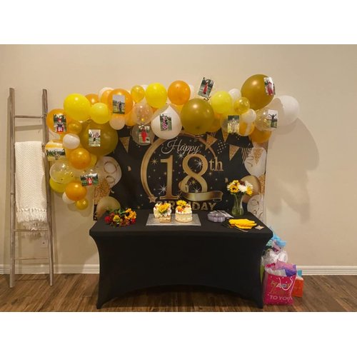 FORLIFE 6FT Spandex Tablecloth, Fitted Rectangular Table Cover for 72"L X 30"W X 30"H Tables, Universal Stretch Patio Table Cover for Wedding, Banquet, Party (Ivory)