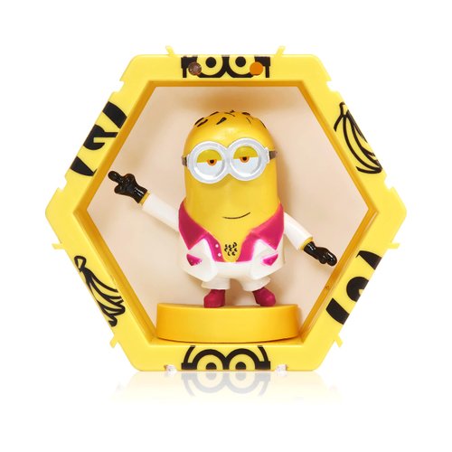 WOW! PODS Minions Collection The Rise of Gru - DJ Josh | Character Light-Up Bobble-Head Figure | Official Minion Collectable Toys & Gifts | Number 123 in Series