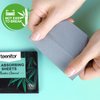 Teenitor 1200 Sheets Natural Blotting Paper for Oily Skin with Bamboo Charcoal, Oil Blotting Sheets for Face, Makeup Blotting Paper, 3 7/8" and 2.75"