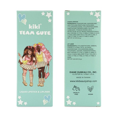 kiki Lip Kit with Matte Stay all Day Liquid Lipstick and Lipliner (ZOE)
