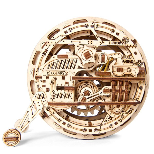 UGEARS Mechanical Monowheel 3D Puzzle Kit | Movable Unicycle Wooden Puzzle Craft Set and Thinking Task for Adults | 3D Model Kit Made of Wood Idea