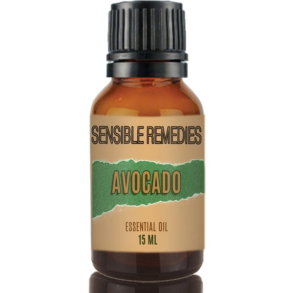 Sensible Remedies Avocado Oil 100% Pure and Natural Distilled 15 mL (0.5 fl oz)
