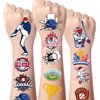 Gameza Baseball Temporary Tattoos - 200+ Baseball Tattoos Baseball Birthday Party Favors Decorations Baseball Baby Shower Favors Fake Baseball Tattoos Temporary Face Tattoos Sticker Boys Kids