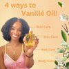 SAFA Vanillé Oil - Organic Oil for Face, Body, Hair, Nails & Aromatherapy | Vanilla Extract & Floating Arabian Sambac Jasmine Petals | Moisturizer for Men & Women