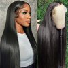 Larhali 250% Density 13x6 Lace Front Wigs Human Hair 26 Inch Straight HD Transparent Lace Front Human Hair Wigs for Black Women Glueless Wigs Human Hair Pre Plucked with Baby Hair