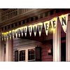 GIFTEXPRESS 16 ft Happy Halloween Light Up Banner, Natural Canvas Banner, Indoor/Outdoor Halloween Decor