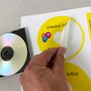 CD/DVD Labels from Blank Labels - Memorex Large Core Compatible - Permanent White Matte - Inkjet and Laser Guaranteed - Easy to Peel - Made in USA - 1000 Sheets - 2000 Disc Labels