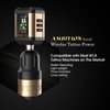 Tattoo Power Supply - Ambition Korall Tattoo Battery Pack 2200mAh Mini Portable RCA Color LED Digital Display for Rotary Tattoo Machine