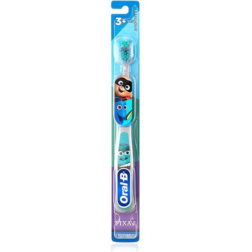 Oral-B Kids Manual Toothbrush, Monsters Characters, for Children and Toddlers 3+, Extra Soft Bristles - Pack of 6 (Characters Vary)