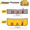 BRITEREE Work Tool Apron for Men and Women, Torso Length with 21 Tool Pockets, Durable Canvas Apron, DIY Enthusiasts