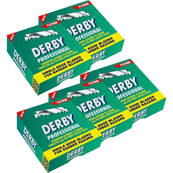 500 "Derby Professional" Single Edge Razor Blades for straight razor