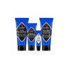 Jack Black Skin Saviors Set – Pure Clean Daily Facial Cleanser, Double-Duty Face Moisturizer SPF 20, Intense Therapy Lip Balm SPF 25 Natural Mint & Shea Butter, & Face Buff Energizing Scrub