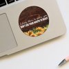 Asking Others to Praise You Don't Use Your Mouth to Boast.png Round Label Stickers 100pcs Quotes Saying Circle Decals for Water Bottle Luggages Laptop Computer Envelopes Seals Card Boxes 1.5"