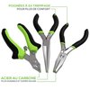 Metal Earth 3-Piece Tool Set - Clipper - Flat Nose Pliers - Needle Nose Pliers
