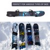 Mind and Action Solid Aluminum Snowboard Rack,Ski Wall Mount Display,Home and Garage Snowboard Storage (1 Pair)