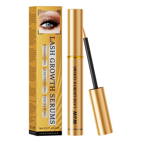 Updated W3W Lash Serum, W3W Eyelashes Growth Serum,Lash Serum for Eyelash Enhance, Eyelash Growth Serum, Gentle Formula for Longer, Fuller, and Thicker Lashes, 4ml