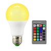 Droiee Dimmable E26 Warm LED Light Bulb, 6W RGBW Color 500LM with 16 Color Changing Modes for Christmas, Party etc with Remote Control 1PCS