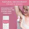 MAGSOL Organics Natural Deodorant for Women - Aluminum Free Deodorant for Women, Rose, 3.2 oz