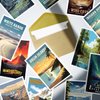 SHOXREM National Parks Theme Postcard Set: Retro Travel Posters Wall Decoration - 63 Abstract U.S. Parks Illustrations, 4" W x 6" H