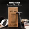 Single Blade Safety Razor for Men, Closed Comb, Includes 10 DE Blades