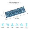 DRESBE Boho Yoga Headbands Leopard Print Hair Bands Stretchy Head Wraps Elastic Hair Accessories for Women and Girls(Pack of 4)
