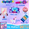 HKKYO Sewing Kit for Kids Ages 8-12, Kids Sewing Kit, Felt Sewing for Kids, Learn to Sew Craft Kit for Beginners, DIY for Girls and Boys, Sewing Pattern Treats Unicorn Animal