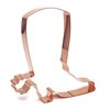 Cowboy Boot with Spur Cookie Cutter 4.8 X 4.5 inches - Handcrafted Copper Cookie Cutter by The Fussy Pup