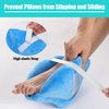 1 Piece Foot Support Pillow-Heel Cushion Protector Pillow for Relieveing Foot Pressure，Blue