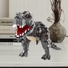 CSNRHG Dinosaur Tyrannosaurus Rex Model Decor Micro Mini Blocks Velociraptor Building Blocks Toy Birthday for Age 6+ Children Adults Teens 1530 Pieces