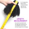 Luwigs Afro Kinky Curly 4B 4C Hair Extensions One Bundle Hair Weave Human Hair Bundles Afro Kinkys Curly Hair Bundles Natural Color (12 inches, Afro Kinky Curly 4B 4C)