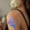 Zotemo 12 Pack Mermaid Temporary Tattoos, Waterproof Body Art Stickers for Women Kids Girls and Models