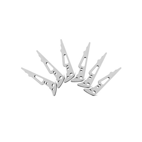 New Archery Products Killzone Replacement Blades for Killzone 100 Grain 2" Cutting Diameter Mechanical Broadheads with Trophy Tip (6 Pack)