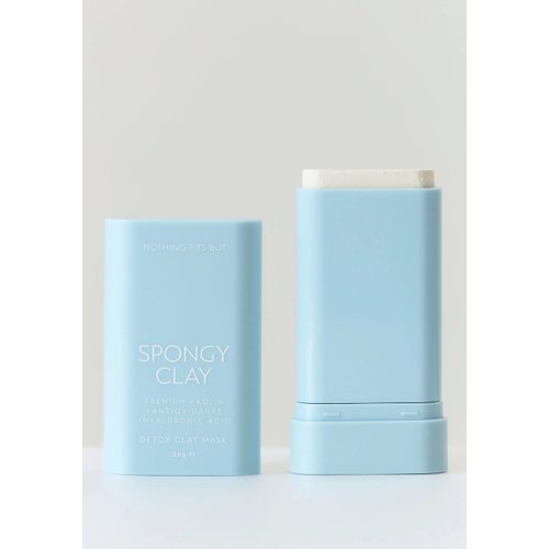 NOTHING FITS BUT PORE PURIFYING DETOX SPONGY CLAY STICK MASK & SILICONE BRUSH PAD