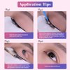 Eyelash Extensions Remover 15g 1 Minutes Fast Dissolve Remove Eyelash Extensions No Damage to Natural Lash Dissolve Lash Extension Glue Eyelash Adhesive Remover Professional Supplies (Peach)
