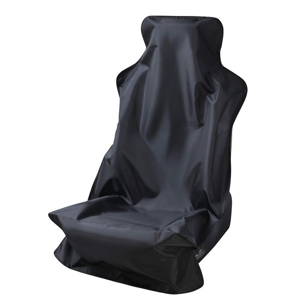 Magca Car Seat Cover Protector, Waterproof, Front Seat Cover for Universal Car Seat, Black, Pack of 1