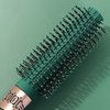 Leenchiry Detangler Hair Brushes Wet Hair Brushes for Women and Men Anti-Static Blow Drying Hair Brush Nylon Bristles Fashion Styling Hair Brushes Detangling Comb for All Hair Types (Green, Round)
