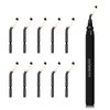 Deburring Tool Set 11 Pieces of High Speed Steel Rotary Burr Removal Blades, Ideal for Deburring Tool,1 Black Handle