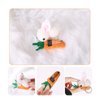 Soochat Bunny Hair clips Carrot Hairpin Easter Rabbit Hair Clips for Easter Halloween Party Fancy Dress Cosplay Costume Headwear 2Pcs