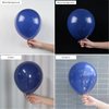 Navy Blue Balloons Latex Balloon 5 10 12 18inch Different Sizes 103pcs Matte Night Blue Dark Blue Balloon Kit for Kids Birthday Party Decoration Under Sea Baby Shower Wedding Jungle Safari