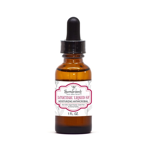 RESURRECTIONbeauty Leucidal® Liquid SF | Natural Moisturizing Ingredient for DIY Vitamin C, Ascorbic Acid, & Hyaluronic Acid Powder Serum, Facial Lotion & Other Cosmetic Making Formulations, 1 oz