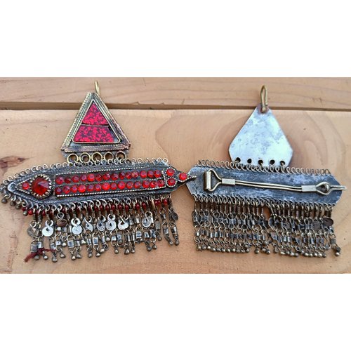 Pair of Hair pins- Silver antique hair pins- hair clips- hairpin- hair jewelry- hair accessories- afghan hair pins- barrettes