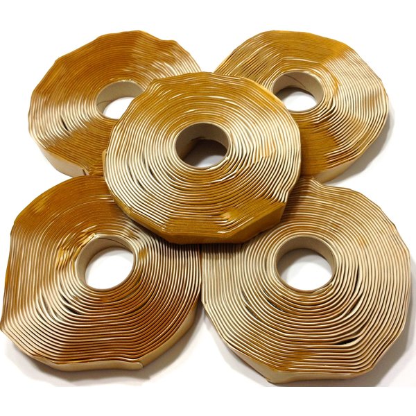 Colorimetrics White Putty Tape/Butyl Tape 1/8" x 3/4" x 30' (5-Pack)