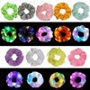 9 Pcs Light Up Scrunchies for Women, 3 Light Modes Led Scrunchies, Light Scrunchy for Girls, Glow Bands Ponytail Holder Glow in the Dark Christmas Hair Accessories Neon Rave party supplies