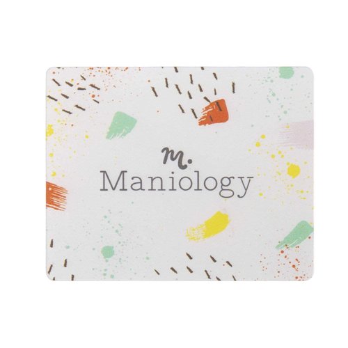 Maniology Ice Cube Clear Rectangular Stamper with Scraper Card, Essential Nail Stamping Tools