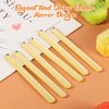 200 Pcs Acrylic Cakesicle Sticks Gold Mirror Ice Cream Sticks Reusable Plastic Cake Pop Sticks 4.5 Inch Mini Acrylic Sticks for Home Candy Gifts Party Craft DIY