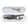 OrthoKey OrthoPod Dental Travel Case - Secure Storage for Aligners, Retainers, and Invisalign - Convenient Toothbrush and Toothpaste Holder - Clear Removable Grabber - Sterile Storage