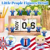 LMTGLDT 25pcs DonaldTrump Figure,Mini Little Presidential DonaldTrump 2024 Toy Figure,Novelty Gifts for USA Supporters and Patriotic Americans,USA 2024 Bobblehead for Car Home Desk Party Decorations